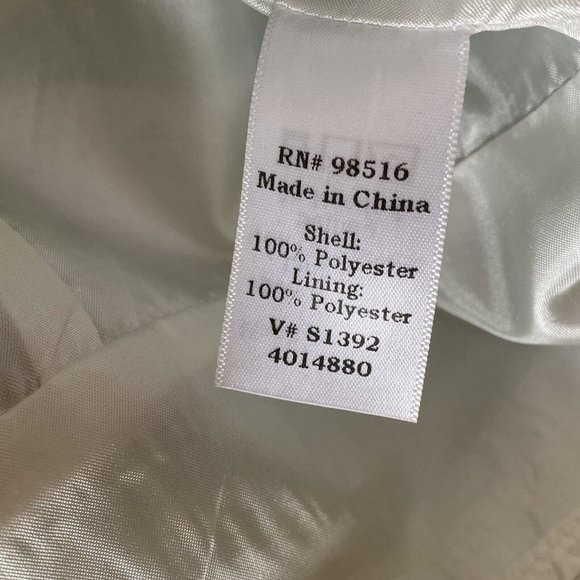 Coldwater Creek Womens 16 Ruffle Neck Floral Summer Shift Dress Green Tropical - Picture 11 of 13